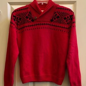 Gymboree Boys Size Large Red Sweater